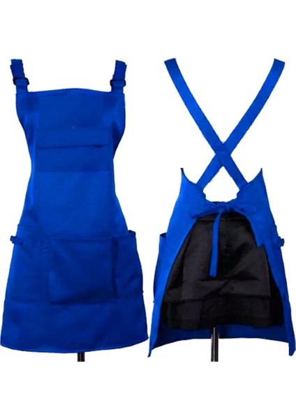 Saks Mavisi Askılı Master Şef & Barista & Aşçı & Kuaför & Tattoo & Mutfak & Chef Garson Önlüğü fiyatları