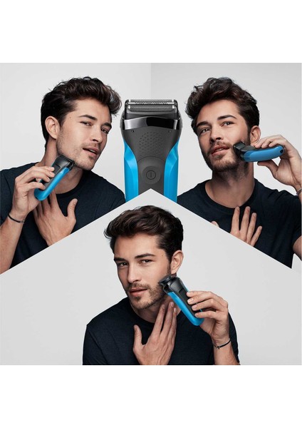 3 Serisi 310 Bt Blu 3in1 Arada Islak & Kuru Kablosuz Tıraş Makinesi + Old Spice 100 ml White Water Tıraş Sonrası Losyon