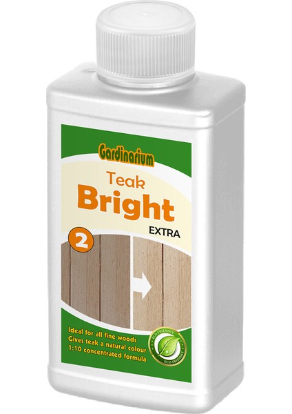 Teak Brıght / Extra (KONSANTRE TİK PARLATICI)250 ml Aktif Köpük Ile Güçlendirilmiş Formül