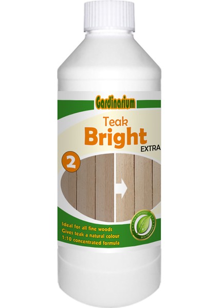 Teak Brıght / Extra (KONSANTRE TİK PARLATICI) 500 ml Aktif Köpük Ile Güçlendirilmiş Formül