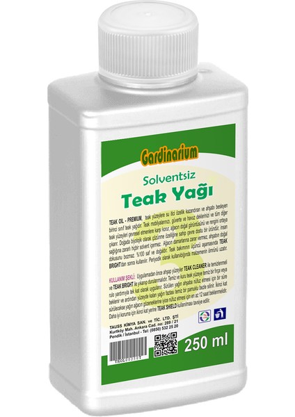 Teak Oıl / (Solventsiz Natürel Tik Yağı) 250 ml fiyatları