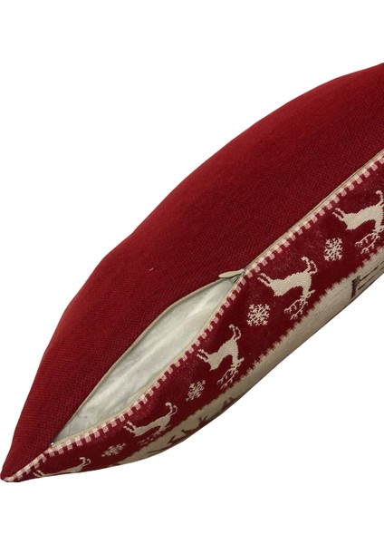 Belıeve Karlı Ev Geyikli Goblen Kırlent 45*45 cm fiyatları