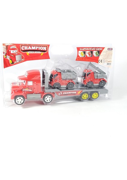Şapkalı Şampiyon Araç Taşıyan Tır 34 cm modelleri