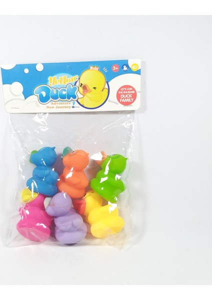 Renkli Ördek Banyo Oyuncağı 6'lı Sesli Vinil Oyuncak fiyatları