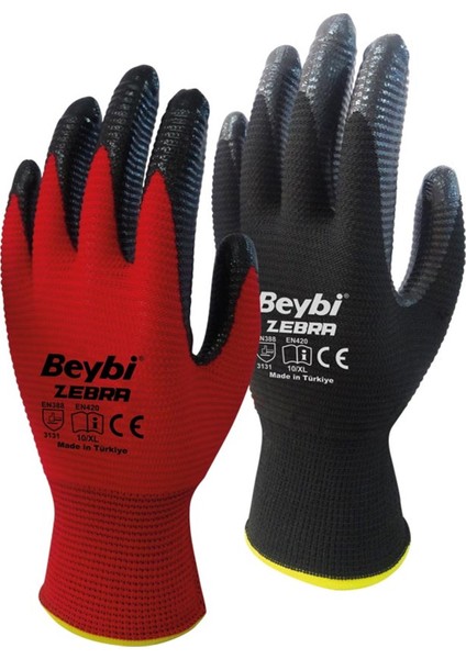Beybi Zebra Eldiven 10 Numara