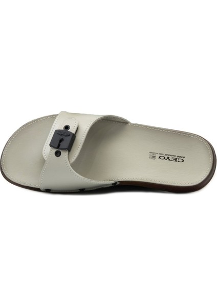 6500 Minelli Krem Anatomik Terlik fiyatları