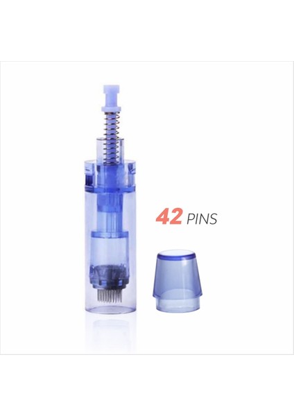 Dermapen Iğnesi Mavi Kapaklı 42 Iğneli - 10 Adet