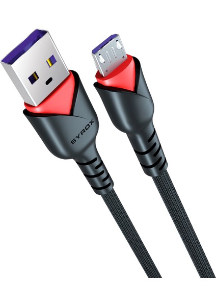 C91 Micro USB Girişli 2.0A Hızlı Şarj ve Data Kablosu