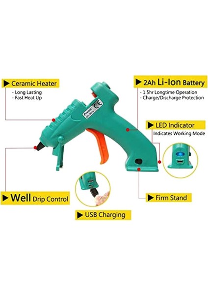 GK361U 8 W Usb Ince Silikon Tabancası