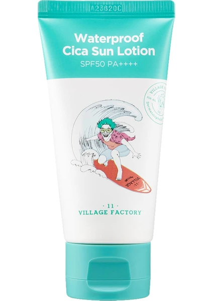 Village 11 Factory Waterproof Cica Sun Lotion SPF50+ Cica Güneş Losyonu