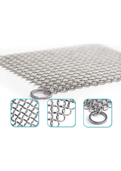 Izgara Tava 28 cm & Çelik Temizleme Zinciri indirimleri