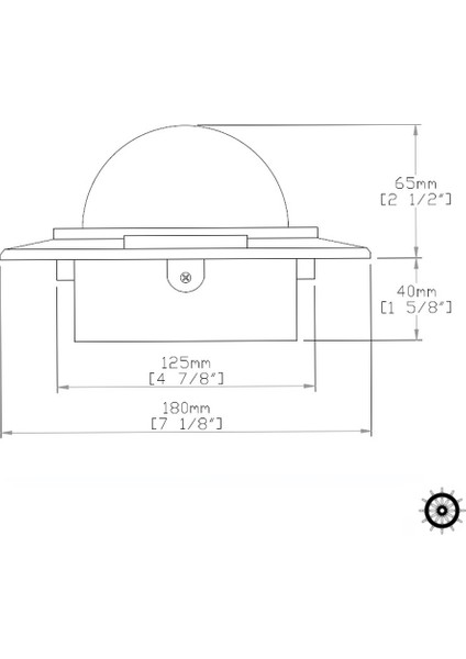 Autonautic Gömme Montajlı Pusula C12 PLUS-0021 Sertifikalı