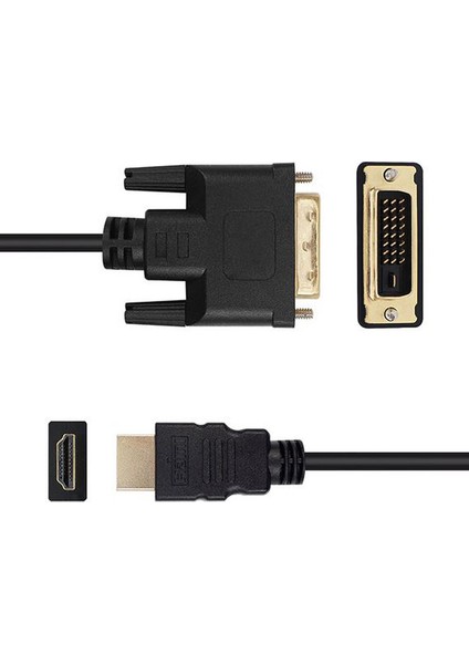 Çift Filtreli 24+1 DVI To HDMI Kablosu - 3 M