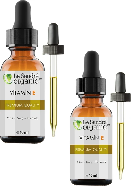 Le Sandre Organics E Vitamini 10 ml + 10 ml Ikili Set