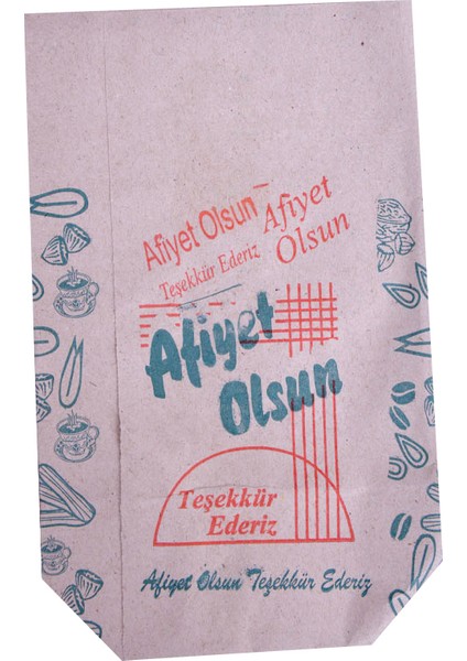 Kuruyemiş Kesekağıdı 1000 gr 10 kg 17,5 x 26