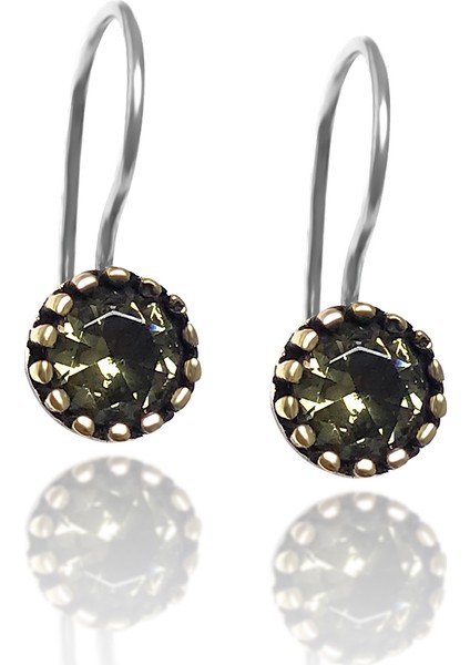 Peridot Taşlı Otantik Kadın Gümüş Küpe fiyatları