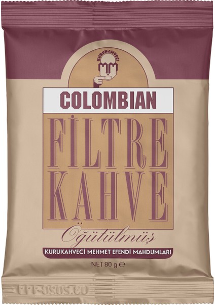 Kurukahveci Mehmet Efendi Colombian Filtre kahve 80 Gr