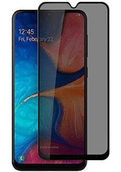 Samsung Galaxy A10S Hayalet Kırılmaz Cam Privacy