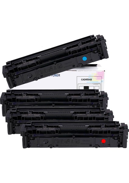 203X-CF540X HP Color Laserjet M254NW Uyumlu 1 Set Muadil Toner