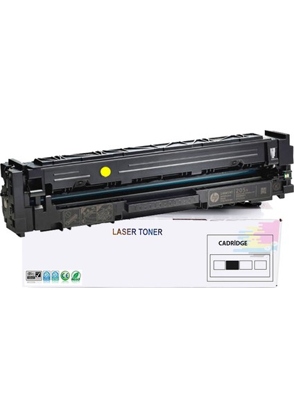 HP CF532A Muadil Toner 205A M181 Uyumlu Sarırenk 900 Sayfa