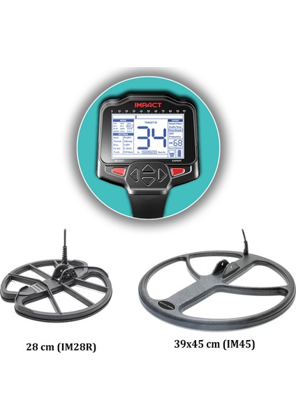 Nokta&makro Impact Pro Özel Paket - Multi Frekans (5KHZ/14KHZ/20KHZ) - ( Hafif Dedektör )