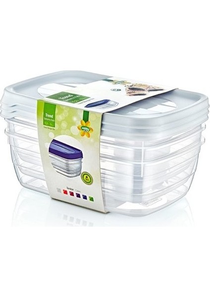 Trend Saklama Kabı 3'lü 2 Litre