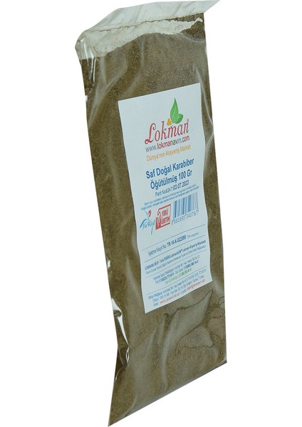 Saf Doğal Karabiber Öğütülmüş 100 gr