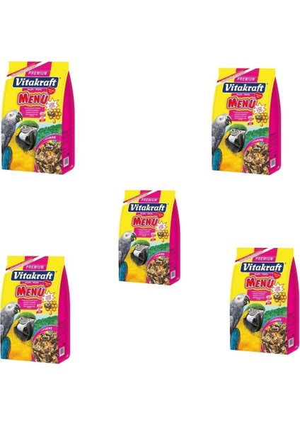 Premium Jod Vital Papağan Yemi 1000 gr 5 Adet