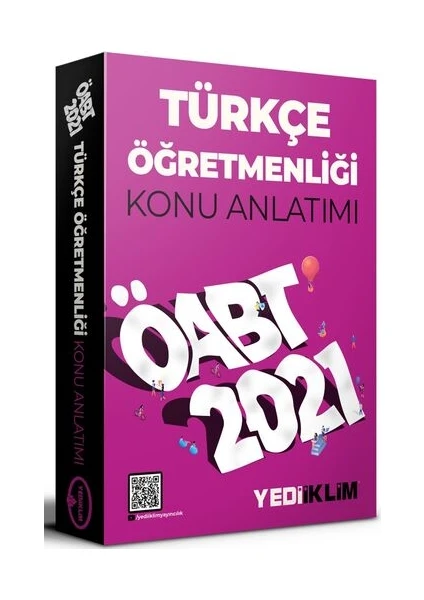 Yediiklim Yayınları 2021 ÖABT Türkçe Öğretmenliği Konu Anlatımı