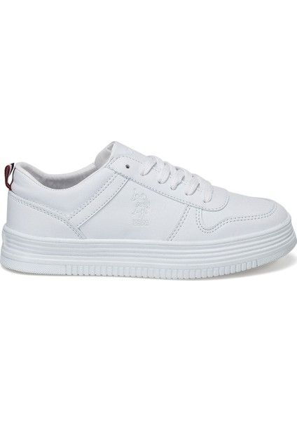 Surı Beyaz Kadın Sneaker Kalın Taban