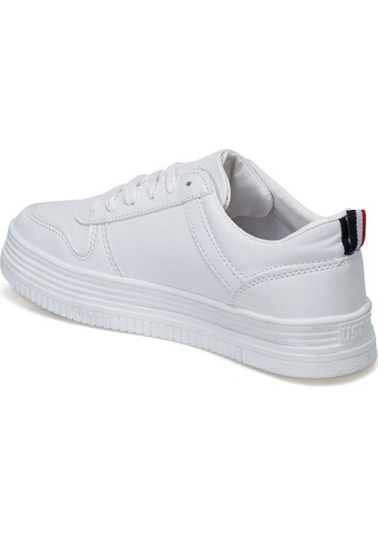 Surı Beyaz Kadın Sneaker Kalın Taban