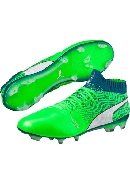 One 18.1 Fg Neon Yeşil Beyaz Erkek Halı Saha Ayakkabısı