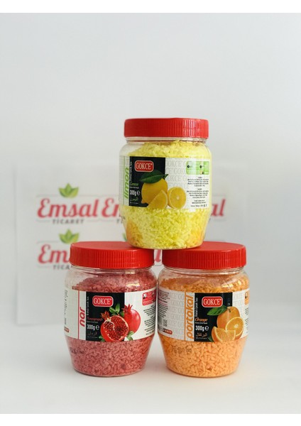 Nar+Limon+Portakal 300 Gr*3'lü