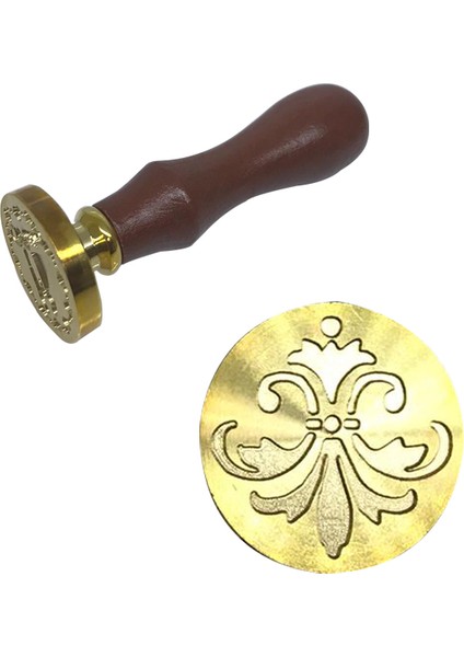 Minimalist Pirinç Mühür Damga Model: Arma