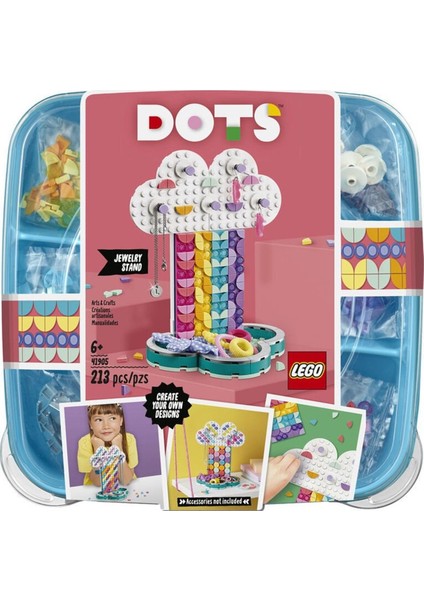 LEGO Dots Gökkuşağı Takı Standı Tasarım Kiti 41905 modelleri