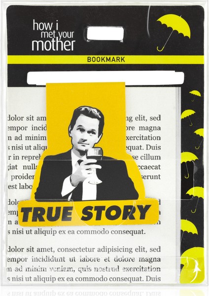 Bookmark   True Story-Barney Kitap Ayracı