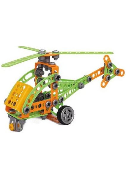 83418 Eğitici Oyuncak Mucit Tasarım Seti Helikopter  No:1 (129 Parça)