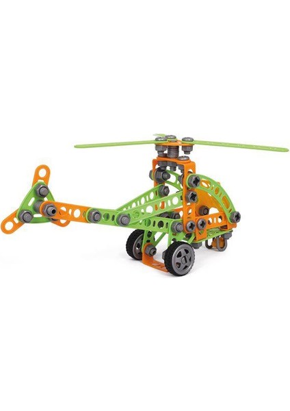 83418 Eğitici Oyuncak Mucit Tasarım Seti Helikopter  No:1 (129 Parça)