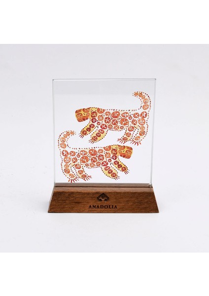 Çatalhöyük Leopar Motifli Cam Pano fiyatları