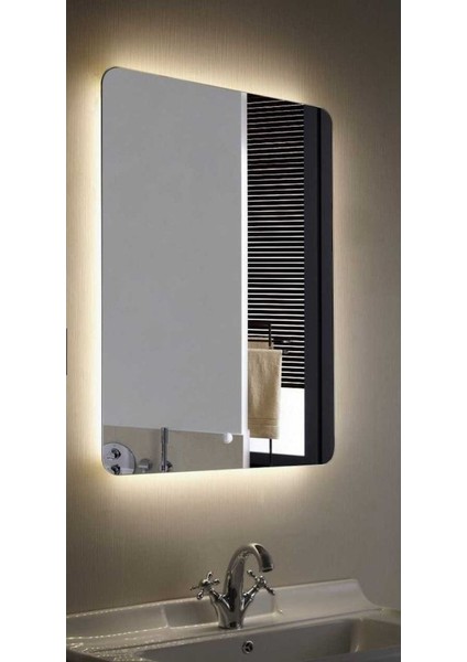 Aypars Atölye Banyo,lavabo Aynası Ledli 50X70 cm 4 mm Flotal Ayna