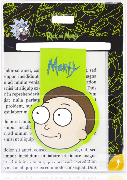 Bookmark Morty Mıknatıslı Kitap Ayracı