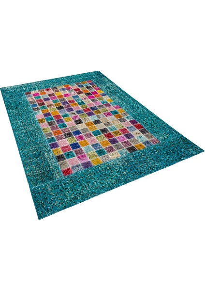 Patchwork Sbt Mozaık Turquoıse 170 x 240 cm 4.08 m2 Halı