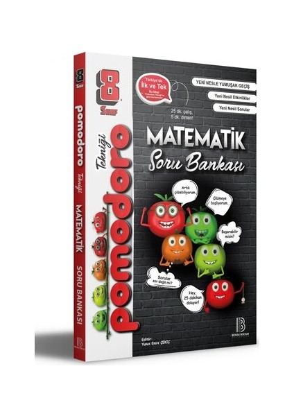 8.Sınıf Pomodoro Matematik Soru Bankası - Yunus Emre Çekiç
