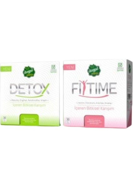 Fıttime ve Detox 2'li Paket x 30'lu