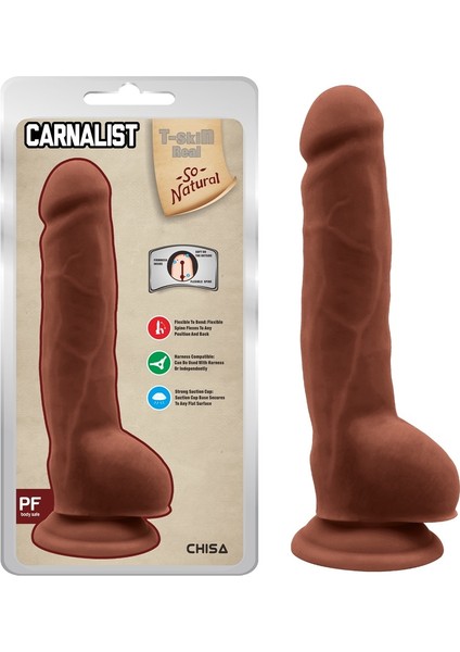 Süper Gerçekçi Doku Latin Carnal Realistik Dildo