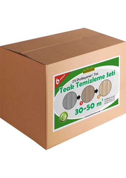 Teak / Tik Temizleme Seti - Toz (6 PARÇA) 30 - 50 M2 fiyatları