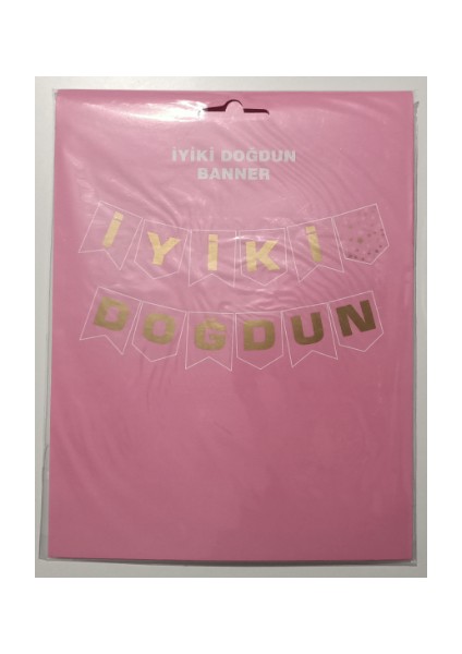 Pembe Doğum Günü Seti modelleri