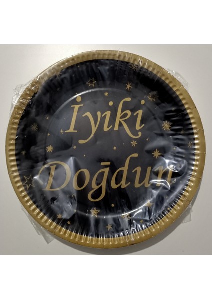 Gold-Siyah Doğum Günü Seti fırsatları