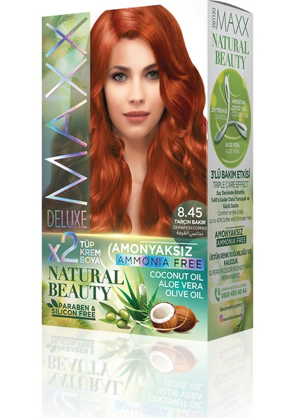 Amonyaksız Saç Boyası 8.45- Tarçın Bakır