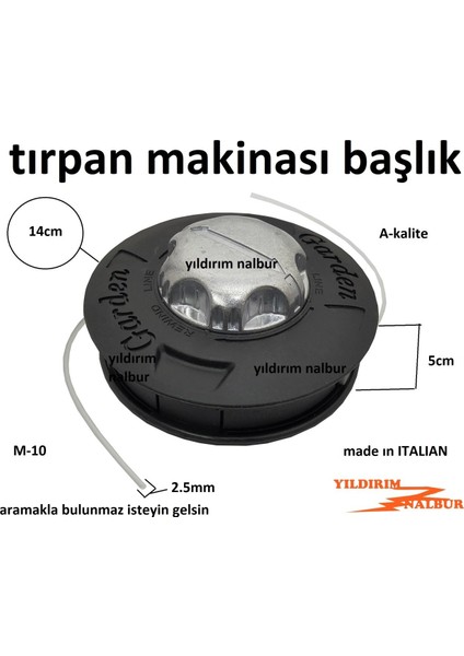 Tırpan Misinası Kafa Tırpan Makina Kafası M10